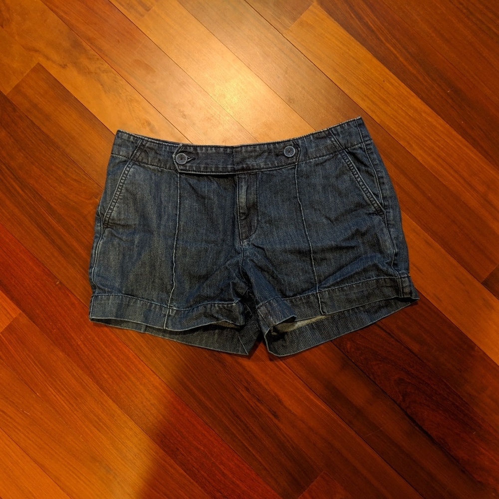 Denim sailor shorts